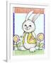 Bunny in Yellow-Valarie Wade-Framed Giclee Print