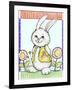 Bunny in Yellow-Valarie Wade-Framed Giclee Print