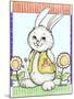Bunny in Yellow-Valarie Wade-Mounted Giclee Print