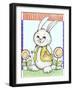 Bunny in Yellow-Valarie Wade-Framed Giclee Print