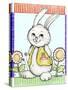 Bunny in Yellow-Valarie Wade-Stretched Canvas