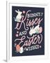 Bunny Kisses II-Laura Marshall-Framed Art Print