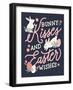 Bunny Kisses II-Laura Marshall-Framed Art Print