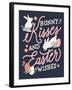 Bunny Kisses II-Laura Marshall-Framed Art Print