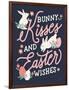 Bunny Kisses II-Laura Marshall-Framed Art Print