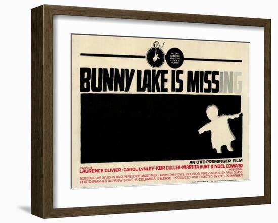 Bunny Lake is Missing, 1965-null-Framed Art Print