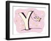 Bunny on swing-Carla Martell-Framed Giclee Print