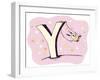 Bunny on swing-Carla Martell-Framed Giclee Print