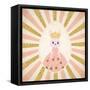 Bunny Princess 1-Kimberly Allen-Framed Stretched Canvas