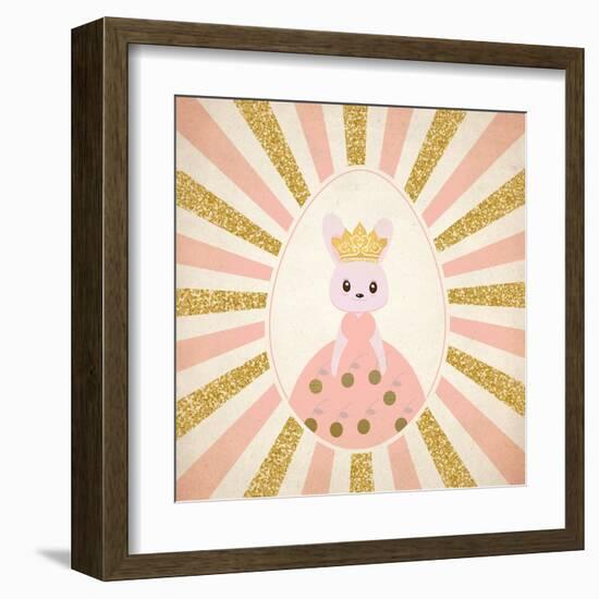 Bunny Princess 1-Kimberly Allen-Framed Art Print