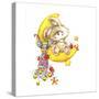 Bunny Rabbit on the Moon-ZPR Int’L-Stretched Canvas