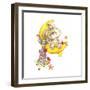 Bunny Rabbit on the Moon-ZPR Int’L-Framed Giclee Print