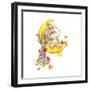 Bunny Rabbit on the Moon-ZPR Int’L-Framed Giclee Print