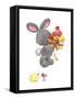 Bunny Rabbit with Gift, Cherry on Top-ZPR Int’L-Framed Stretched Canvas