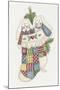 Bunny Stocking-Debbie McMaster-Mounted Giclee Print