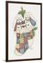 Bunny Stocking-Debbie McMaster-Framed Giclee Print