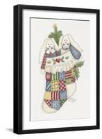 Bunny Stocking-Debbie McMaster-Framed Giclee Print