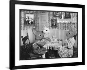 Bunny Tea Party-Grand Ole Bestiary-Framed Art Print