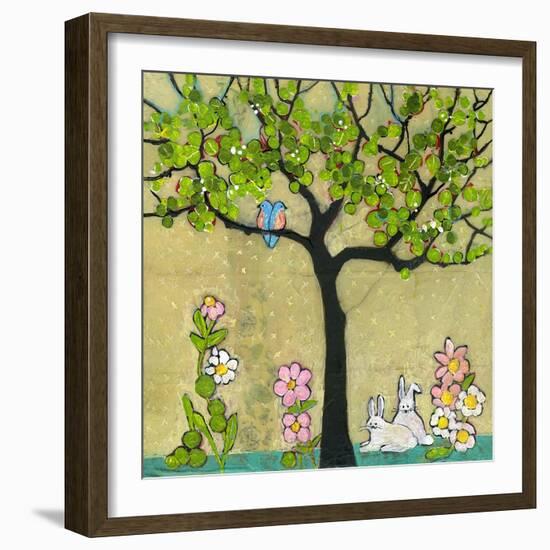 Bunny Tree-Blenda Tyvoll-Framed Giclee Print