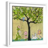 Bunny Tree-Blenda Tyvoll-Framed Giclee Print