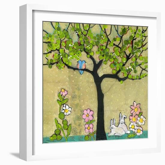 Bunny Tree-Blenda Tyvoll-Framed Giclee Print