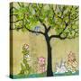 Bunny Tree-Blenda Tyvoll-Stretched Canvas