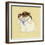 Bunny with Hat-Debbie McMaster-Framed Giclee Print