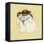 Bunny with Hat-Debbie McMaster-Framed Stretched Canvas