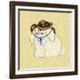 Bunny with Hat-Debbie McMaster-Framed Giclee Print