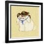 Bunny with Hat-Debbie McMaster-Framed Giclee Print