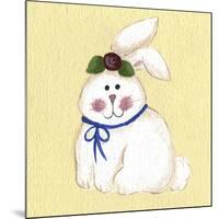 Bunny with Rose-Debbie McMaster-Mounted Giclee Print