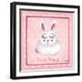 Bunny-Elizabeth Medley-Framed Art Print