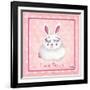 Bunny-Elizabeth Medley-Framed Art Print