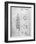 Bunsen Burner Gas Distribution Patent-Cole Borders-Framed Art Print