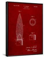 Bunsen Burner Gas Distribution Patent-Cole Borders-Framed Art Print