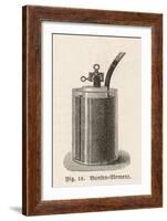 Bunsen's Battery-null-Framed Art Print