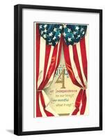 Bunting and Poem-null-Framed Art Print