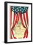 Bunting and Poem-null-Framed Art Print