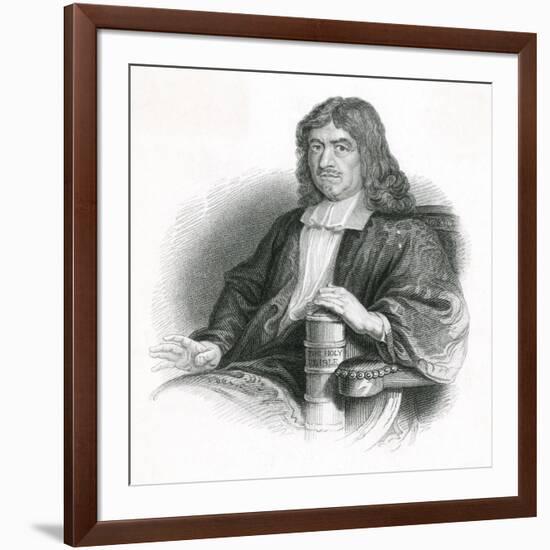 Bunyan with the Bible-S Freeman-Framed Art Print