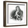 Bunyan with the Bible-S Freeman-Framed Art Print