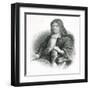 Bunyan with the Bible-S Freeman-Framed Art Print