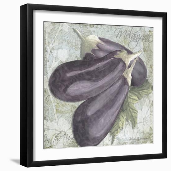 Buon Appetito Eggplant-Megan Aroon Duncanson-Framed Giclee Print