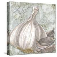 Buon Appetito Garlic-Megan Aroon Duncanson-Stretched Canvas