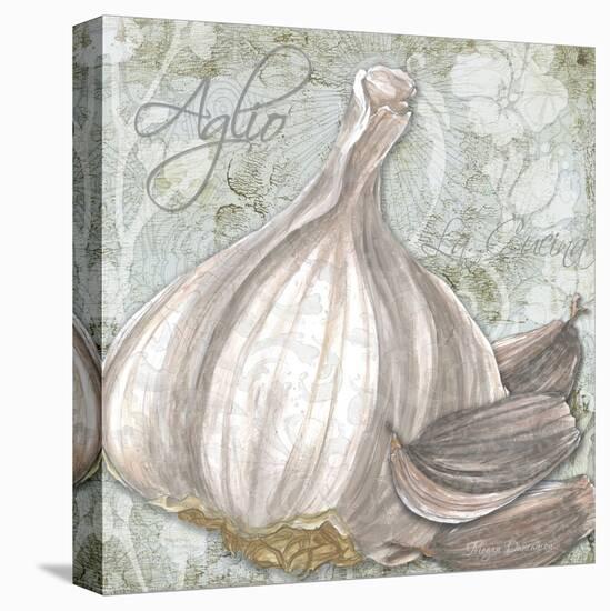 Buon Appetito Garlic-Megan Aroon Duncanson-Stretched Canvas