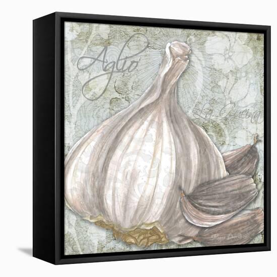 Buon Appetito Garlic-Megan Aroon Duncanson-Framed Stretched Canvas