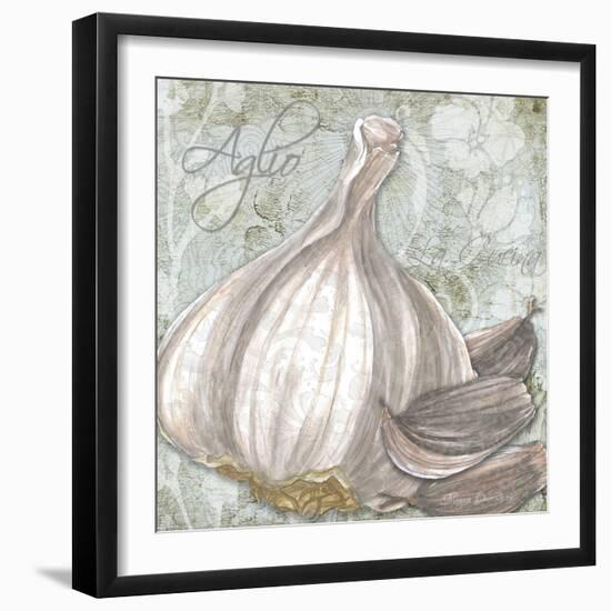 Buon Appetito Garlic-Megan Aroon Duncanson-Framed Giclee Print