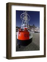 Buoy 'Elbe 1', Hafencity, Hanseatic City of Hamburg, Germany-Axel Schmies-Framed Photographic Print