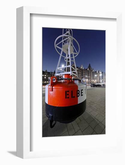 Buoy 'Elbe 1', Hafencity, Hanseatic City of Hamburg, Germany-Axel Schmies-Framed Photographic Print