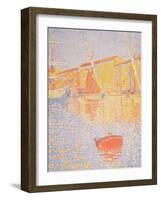 Buoy, Port of St. Tropez, 1894-Paul Signac-Framed Giclee Print