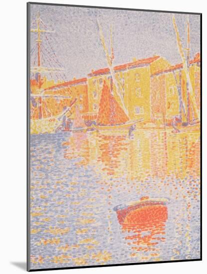 Buoy, Port of St. Tropez, 1894-Paul Signac-Mounted Giclee Print